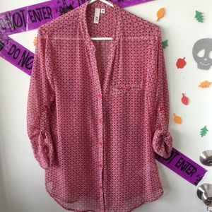 Kut from the Kloth | NWOT | Print button-down | M